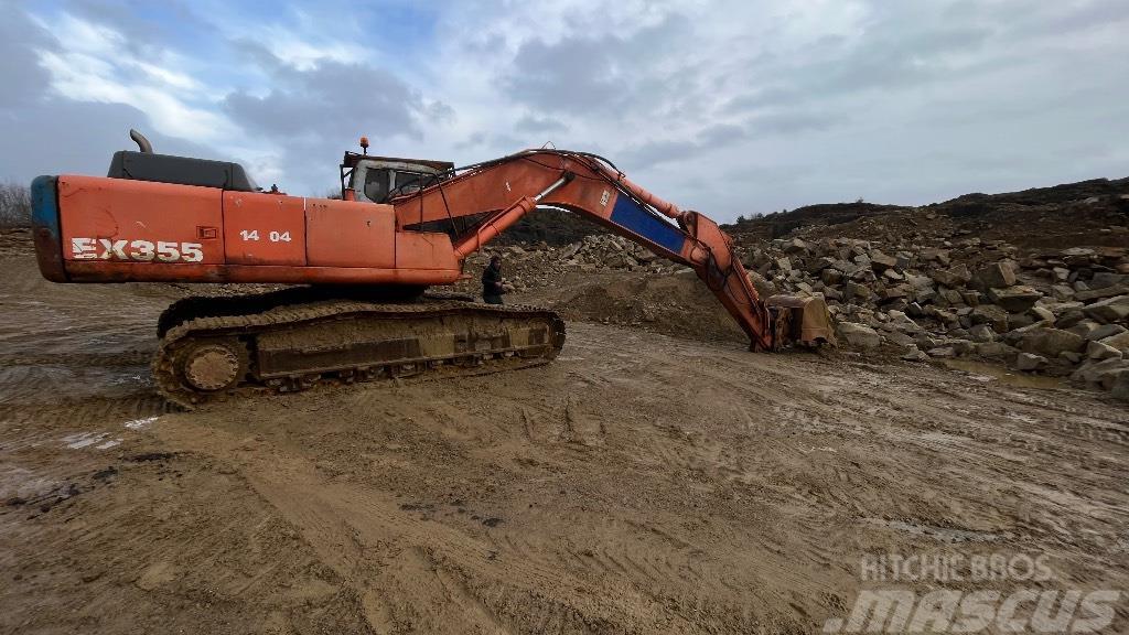 Hitachi EX 355 Excavadoras sobre orugas