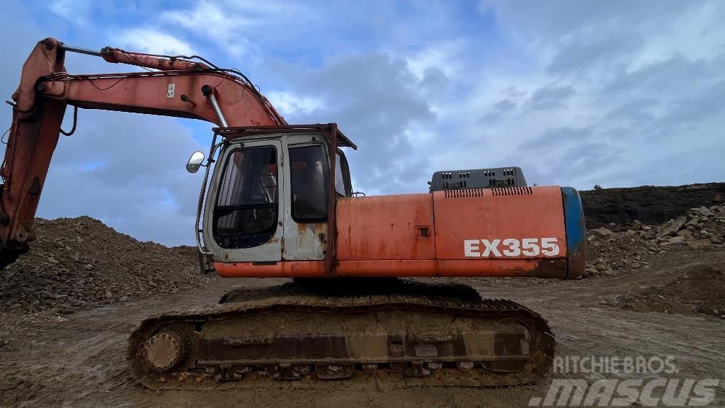 Hitachi EX 355 Excavadoras sobre orugas