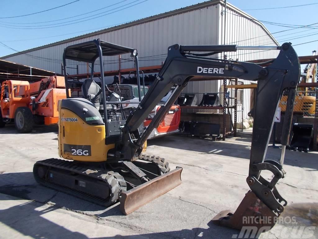 John Deere 26G Miniexcavadoras