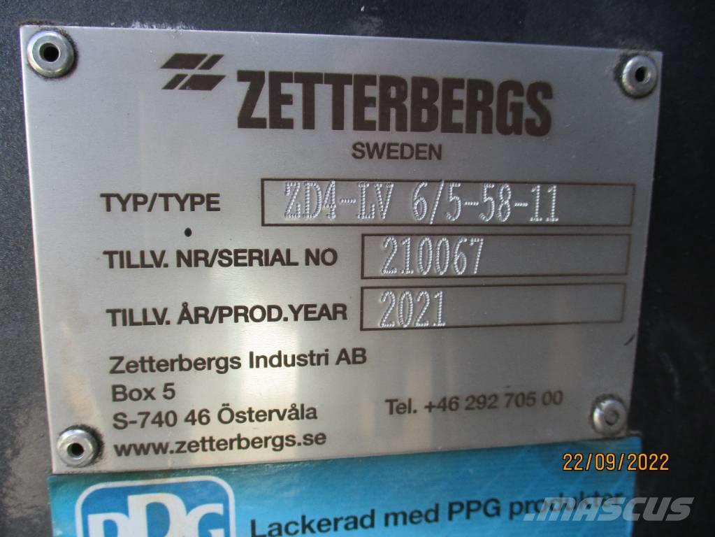  Zetterbergs Dumpersflak Hardox ZD4-LV6/5-58-11 Desmontables