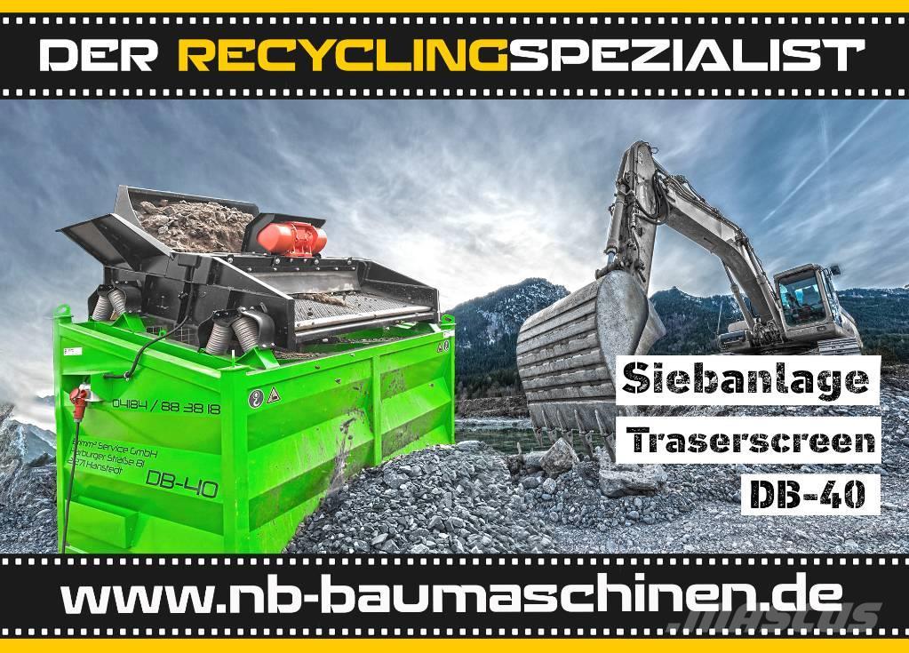 DB Engineering Flachdecksiebanlage mieten DB-40 Siebanlage Cribas