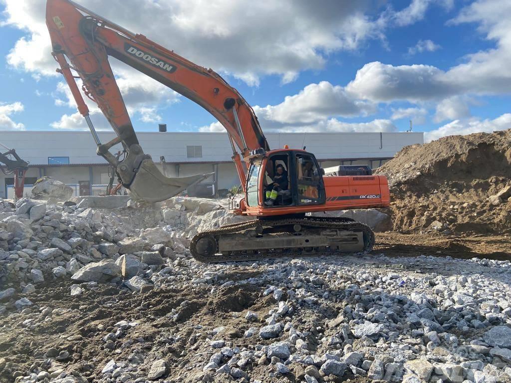 Doosan DX420LC Excavadoras sobre orugas