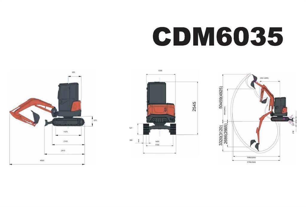 Lonking CDM6035 Miniexcavadoras