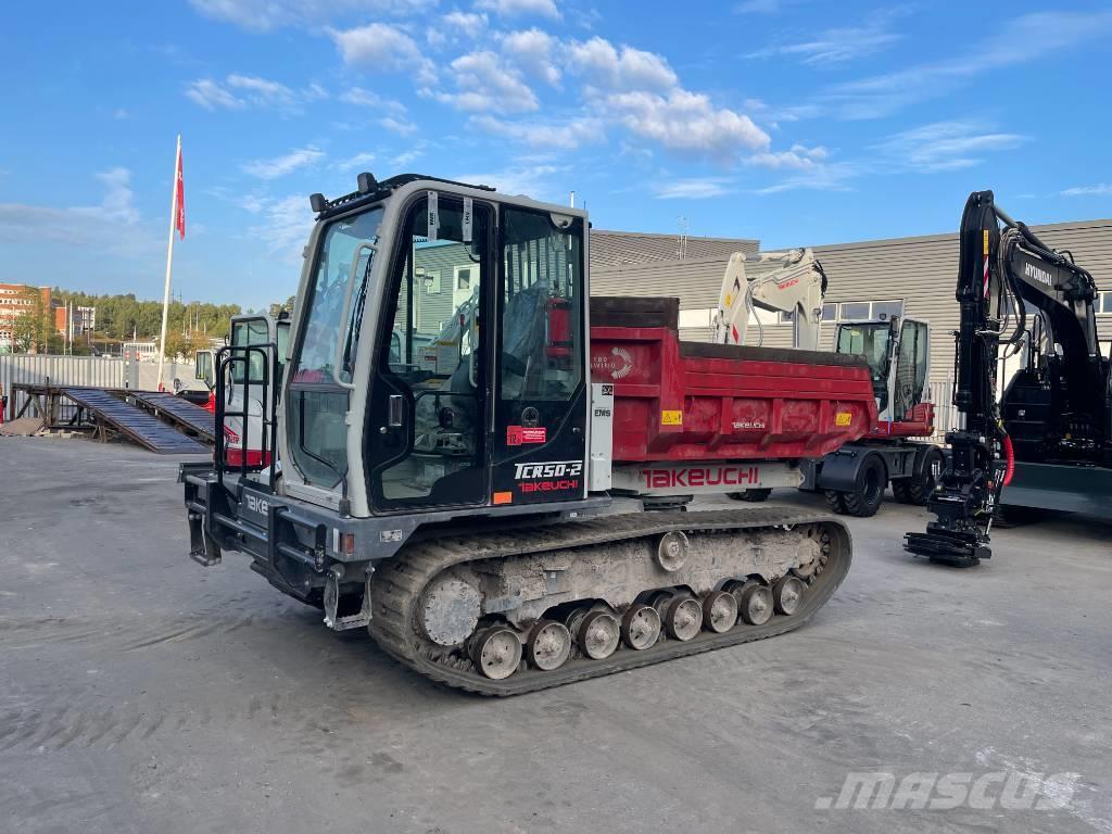 Takeuchi TCR 50 Camiones de volteo sobre orugas