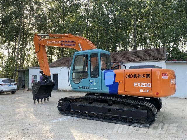 Hitachi EX200 Excavadoras sobre orugas