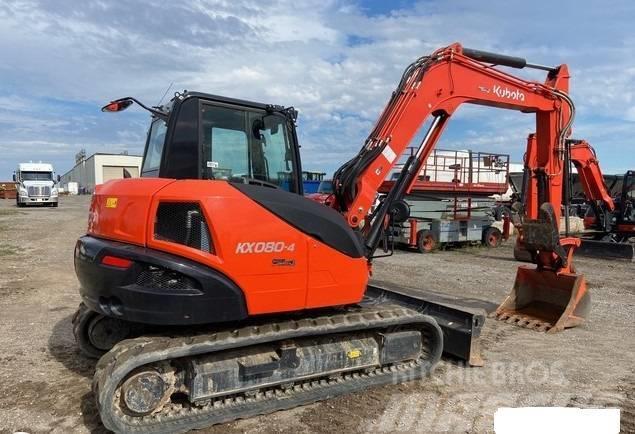 Kubota KX080-4S2 Excavadoras sobre orugas