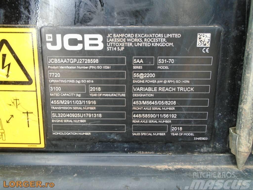 JCB 531-70 Manipuladores telescópicos agrícolas