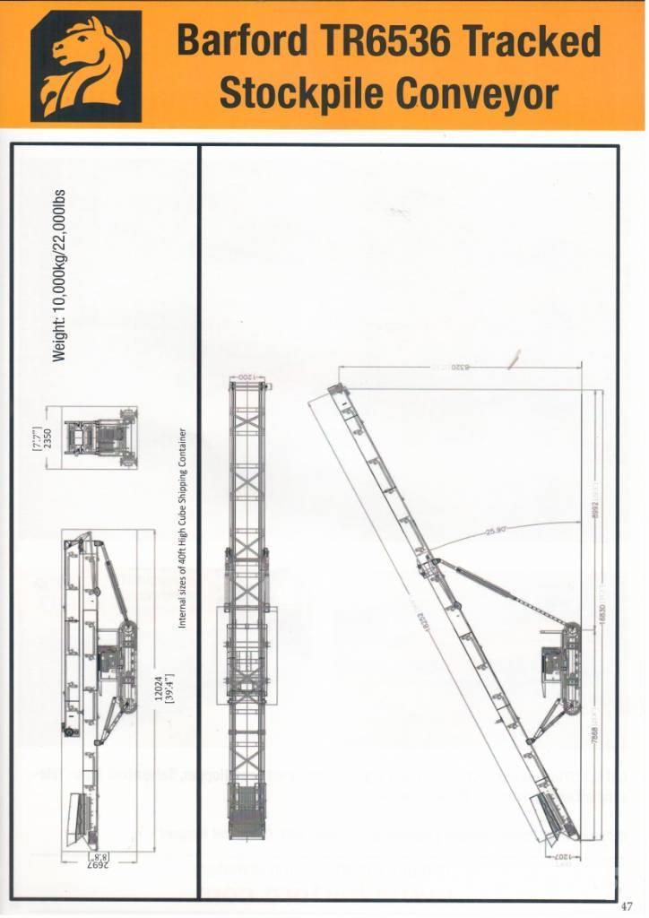 Barford TR6536 Cintas transportadoras