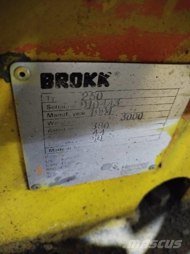 Brokk 250 Miniexcavadoras