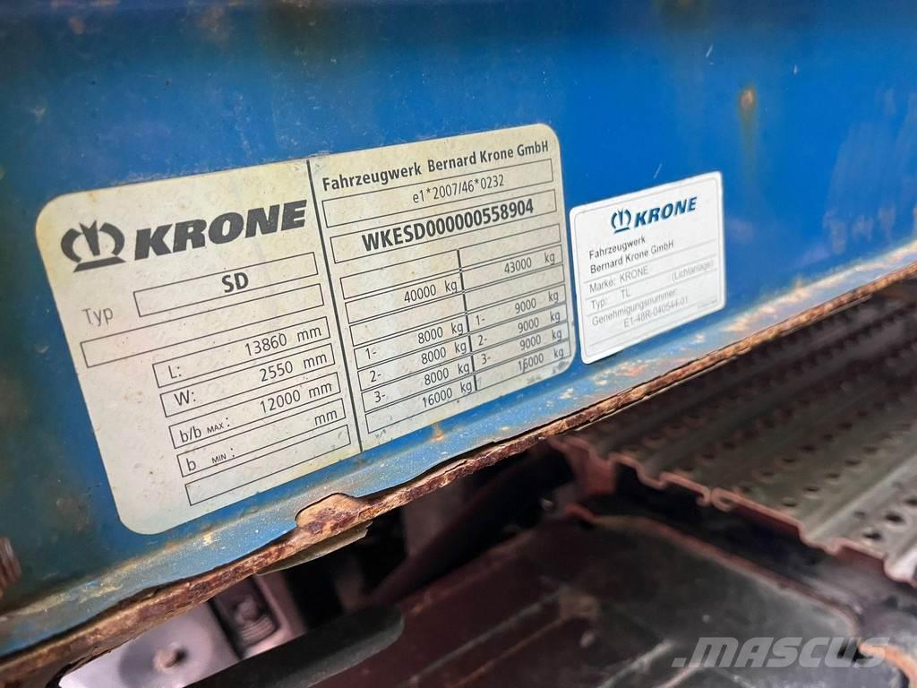 Krone SD Semirremolques de caja de lona