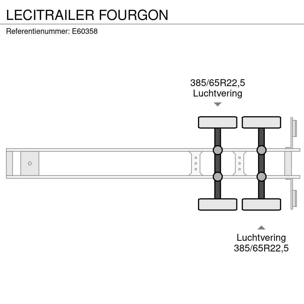 Lecitrailer FOURGON Semirremolques de carrocería de cajas