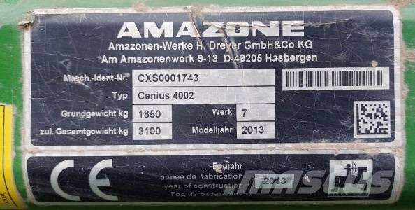 Amazone Cenius 4002 Cultivadoras