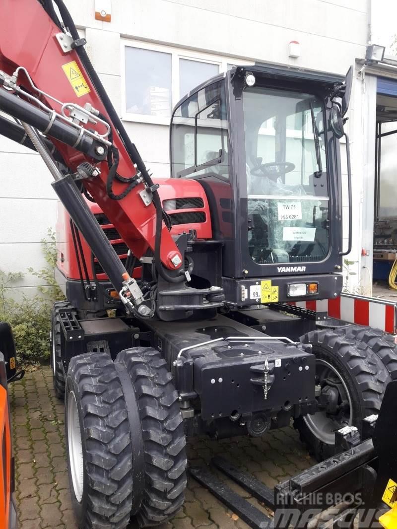 Yanmar B75W Excavadoras de ruedas