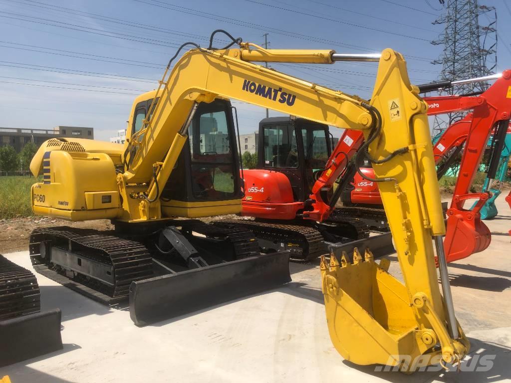 Komatsu PC 60 Excavadoras sobre orugas