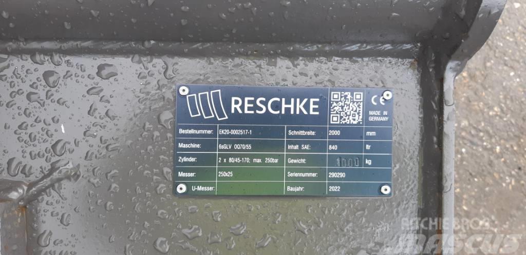 Reschke Grabenräumlöffel OQ70/55 OQ70/55-2000 #A-5842 Retroexcavadoras