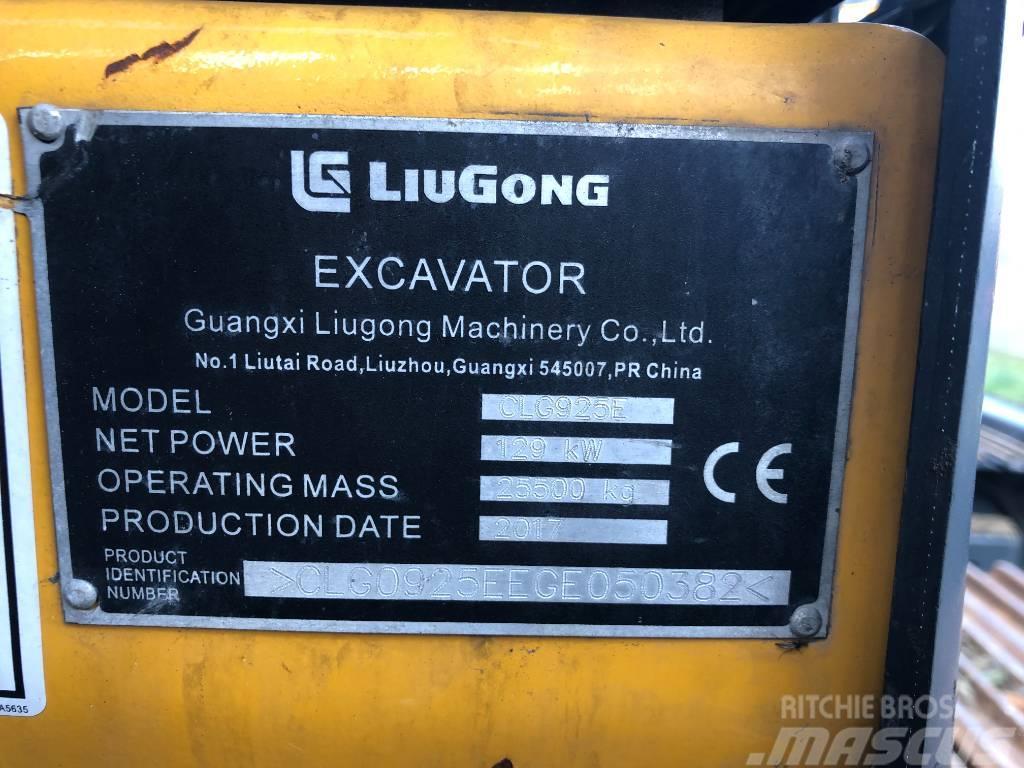 LiuGong 925E Excavadoras sobre orugas