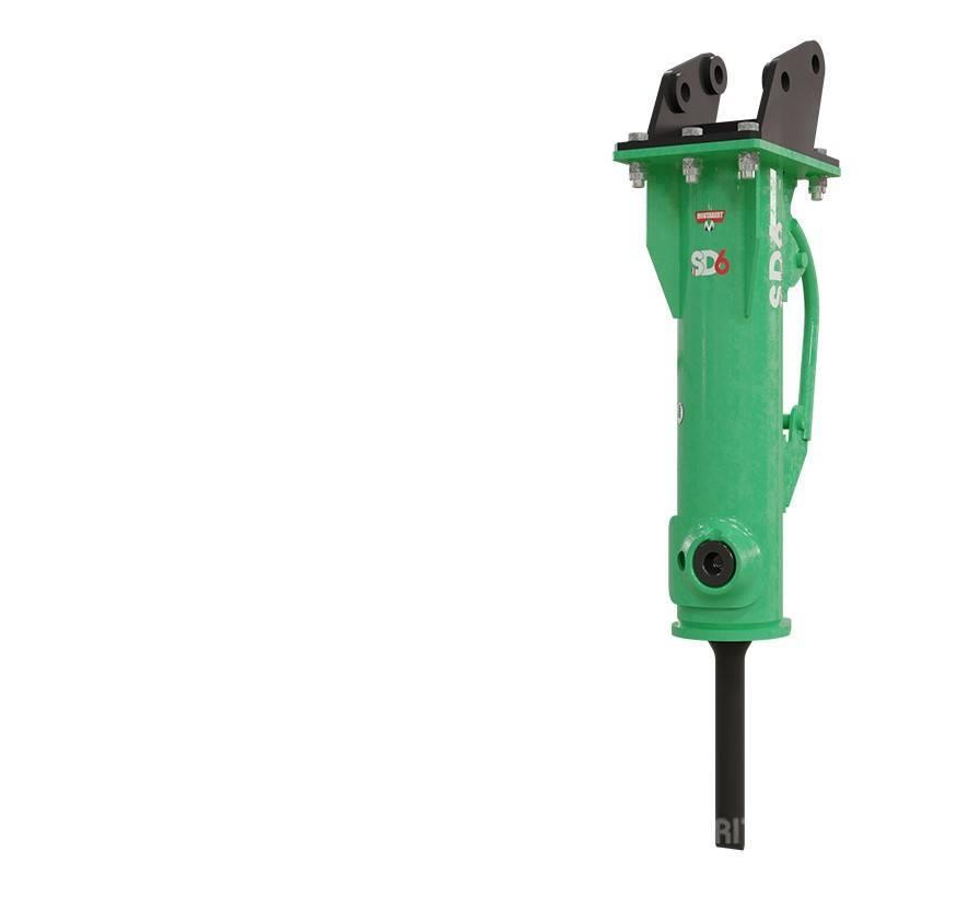 Montabert SD6 Hydraulikhammer für Minibagger 0,7 - 1,2 t Martillos neumáticos para pilotes