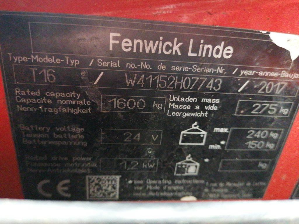 Linde T16 Montacargas de baja elevación