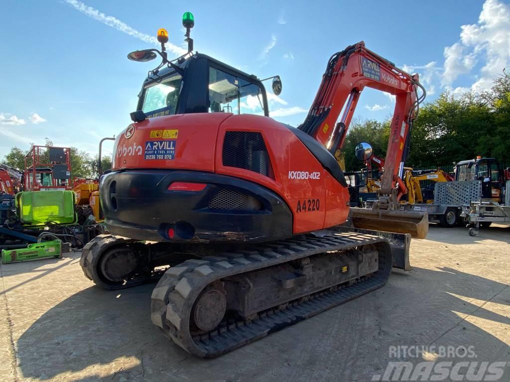 Kubota KX080-4a2 Excavadoras 7t - 12t