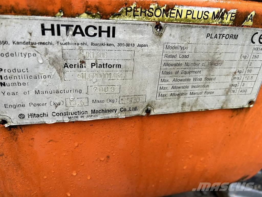 Hitachi Hx140b Otras plataformas elevadoras