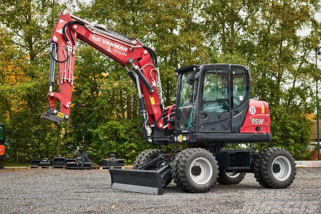 Yanmar B95W Excavadoras de ruedas