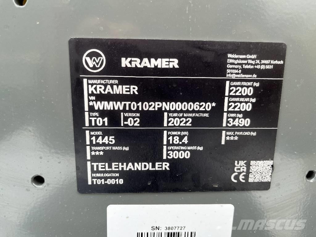 Kramer 1445 Cargadoras de ruedas telescópicas