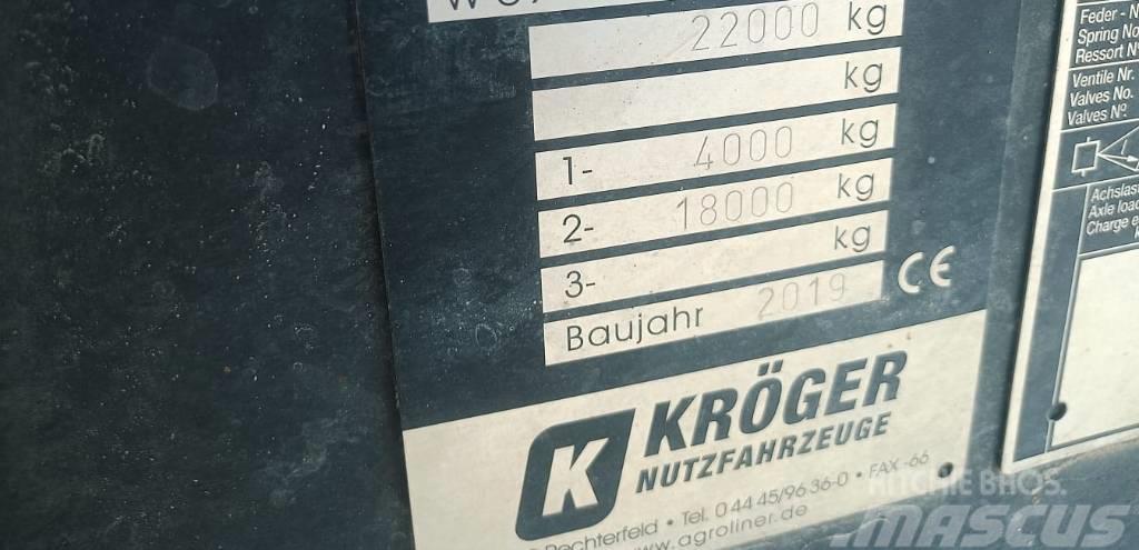 Kroeger MUP 20 Remolques con caja de volteo