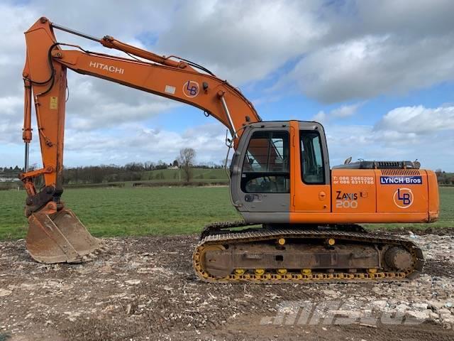 Hitachi ZX 200 Excavadoras sobre orugas