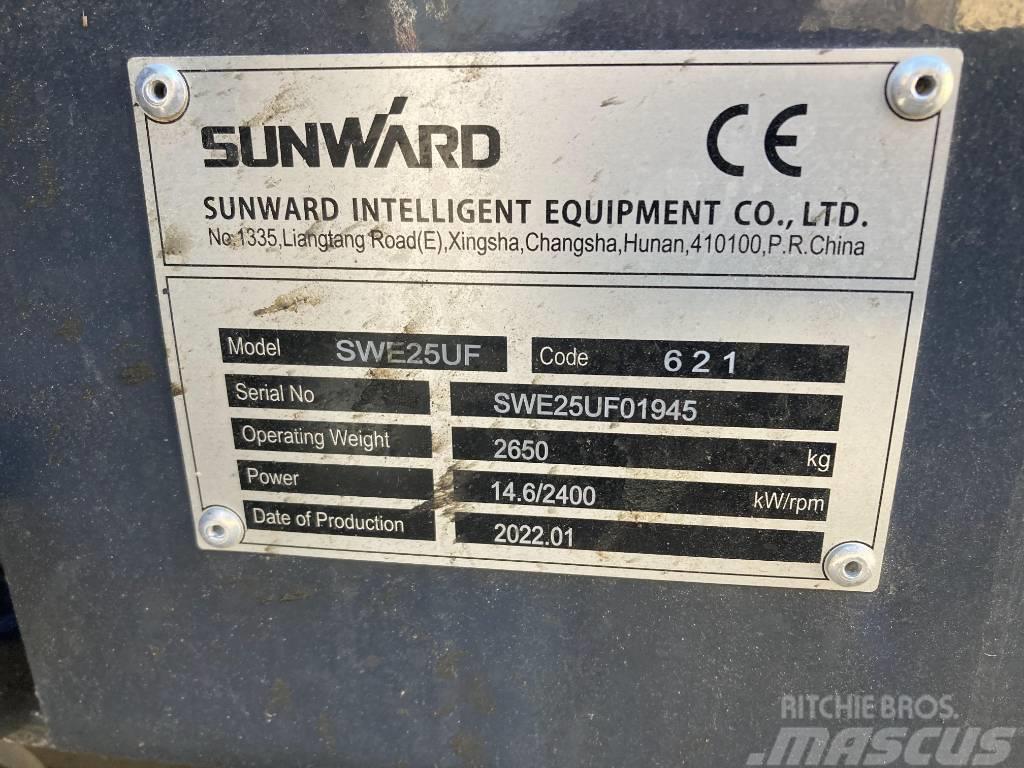 Sunward SWE25F Miniexcavadoras