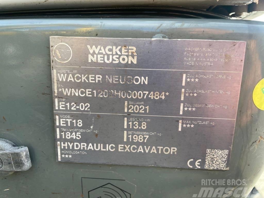 Wacker Neuson ET18 Excavadoras sobre orugas