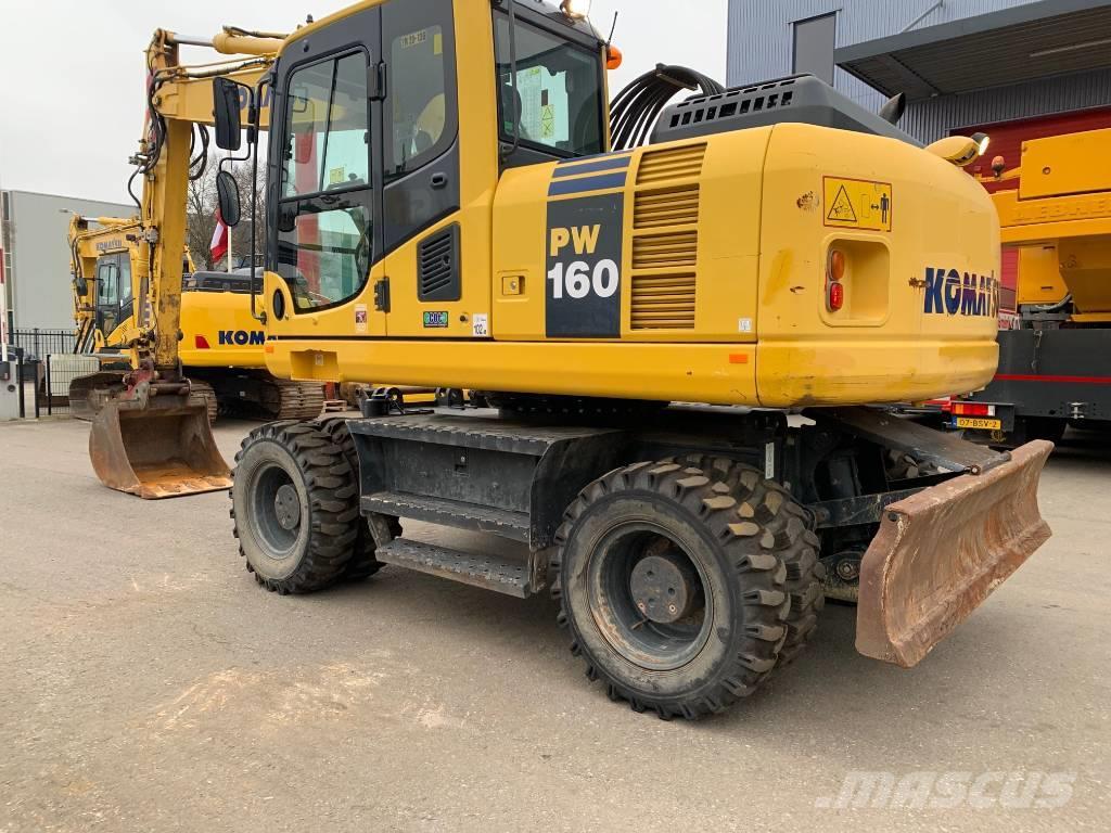 Komatsu PW 160 Excavadoras de ruedas