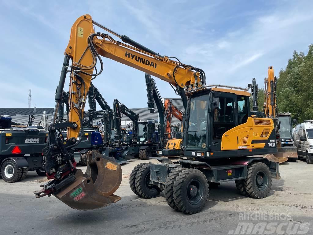 Hyundai HW140 Excavadoras de ruedas