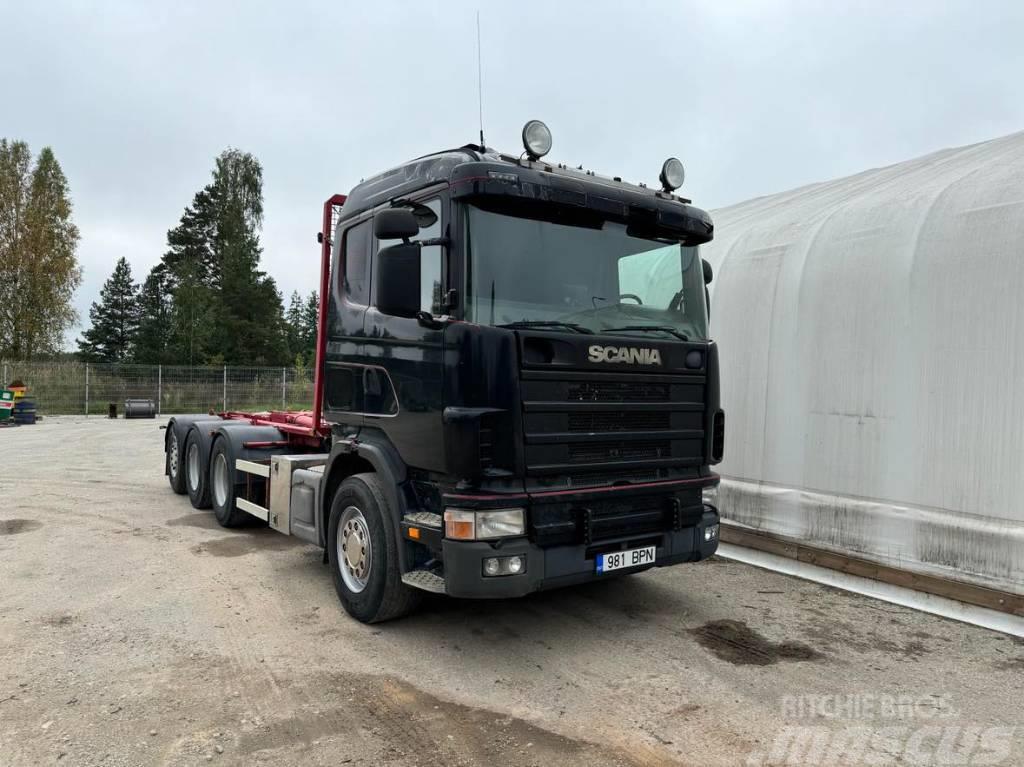 Scania R124 Camiones elevadores de gancho