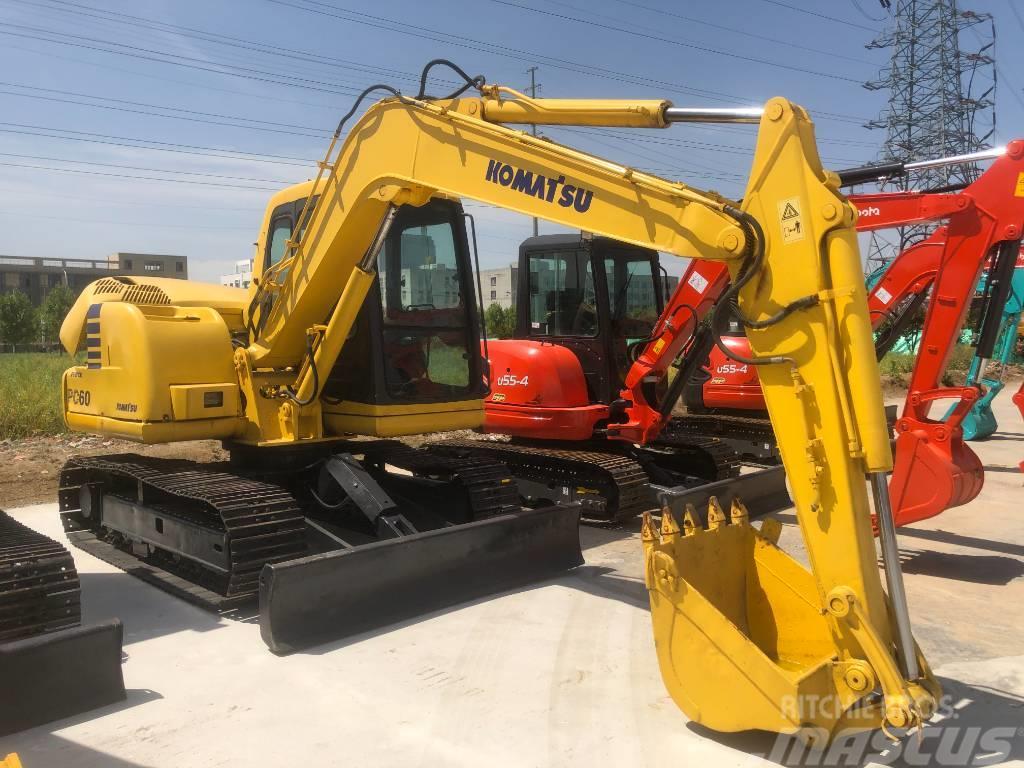 Komatsu PC 60 Excavadoras sobre orugas