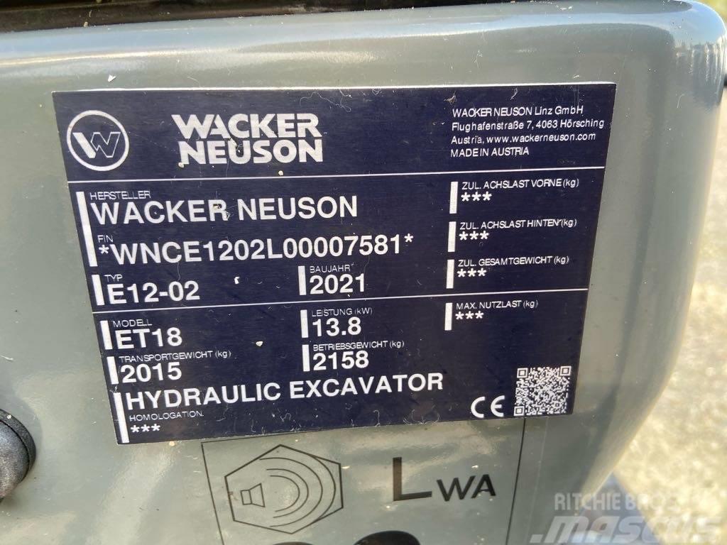 Wacker Neuson ET18 Excavadoras sobre orugas