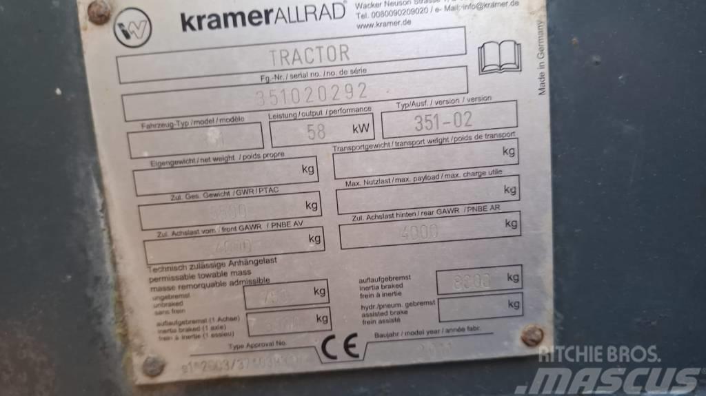 Kramer 480 Cargadoras sobre ruedas