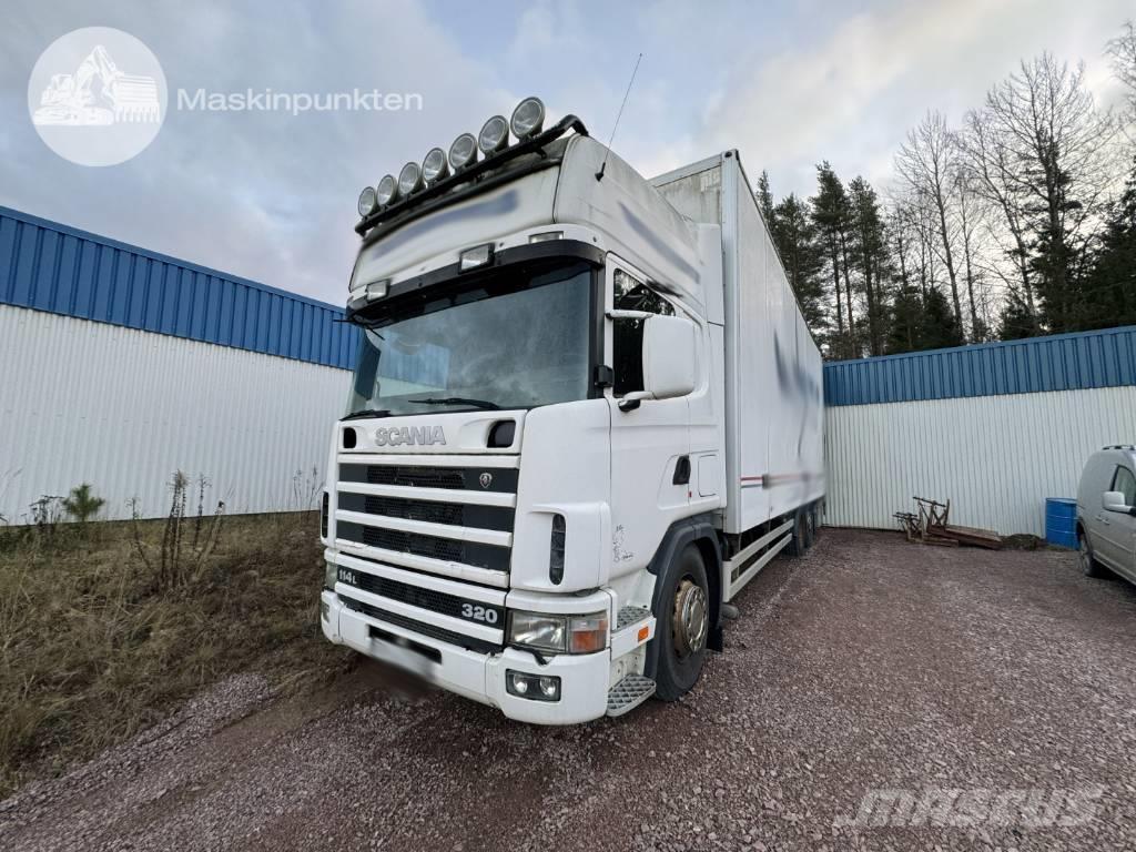 Scania R 114 Camiones con caja de remolque