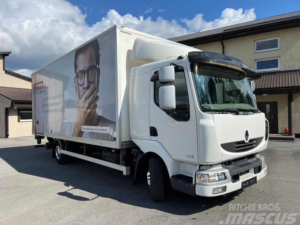 Renault Midlum Camiones con caja de remolque