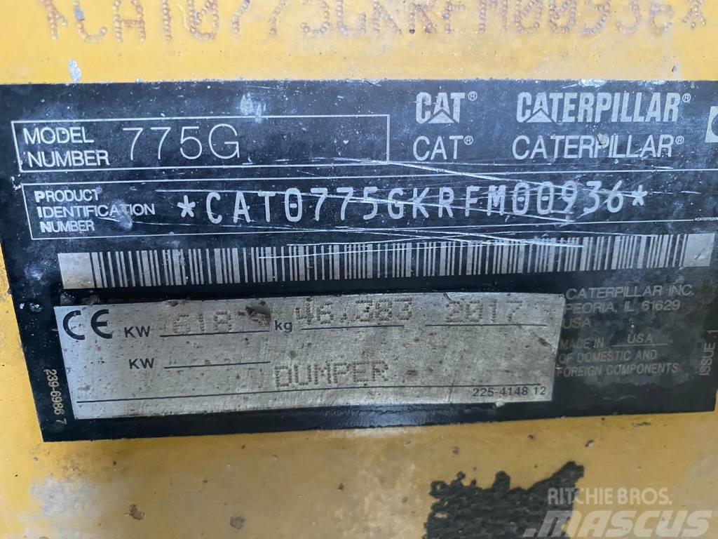 CAT 775 G Camiones de volteo rigidos