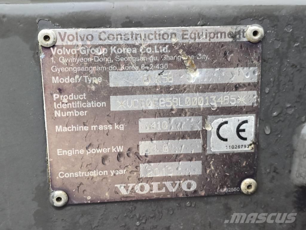 Volvo ECR 58 Miniexcavadoras