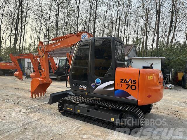 Hitachi ZX70 Excavadoras sobre orugas