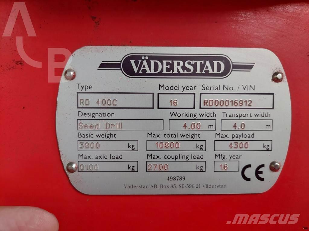 Väderstad RD400C Perforadoras combinadas