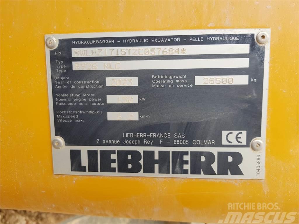 Liebherr R926 Excavadoras sobre orugas