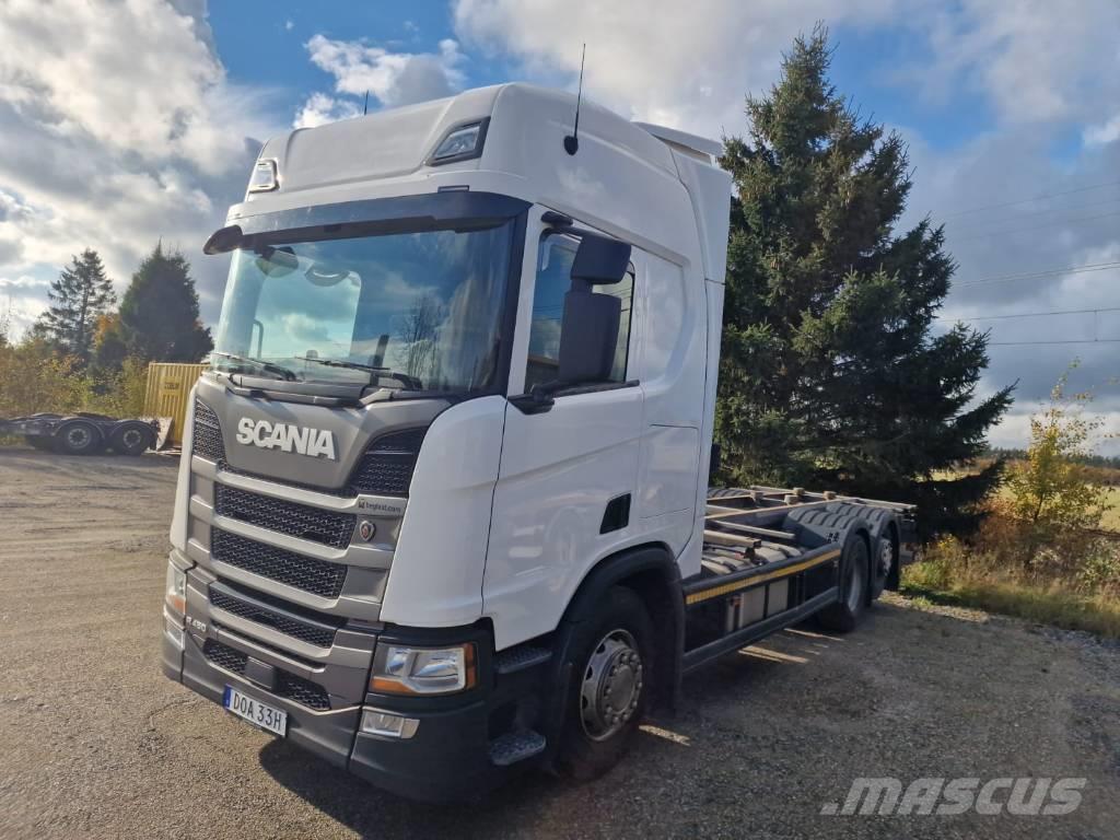  lastbil Scania R450 Camiones portacontenedores