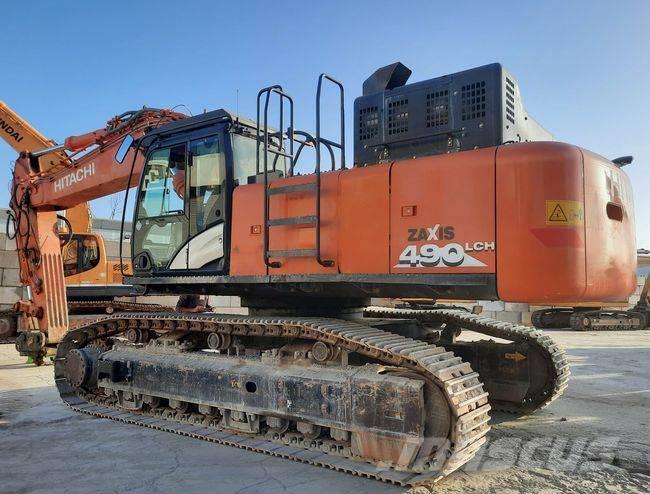 Hitachi ZX 490 Excavadoras sobre orugas