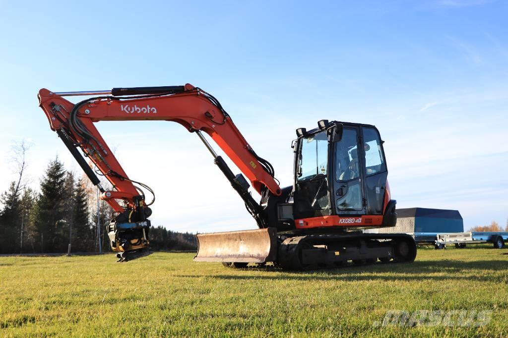 Kubota KX080-4a Miniexcavadoras