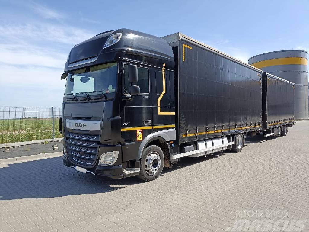 DAF XF 450 Camiones de caja de lona