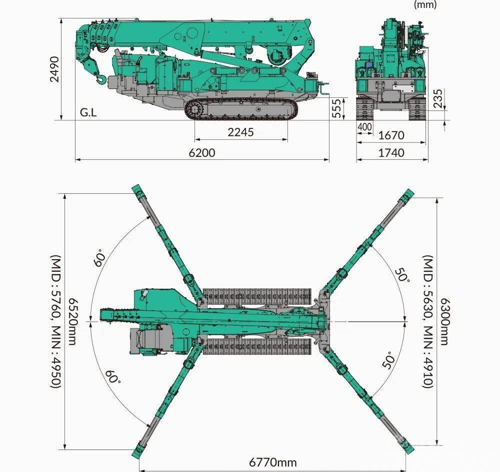 Maeda MC815CWME Grúas de oruga