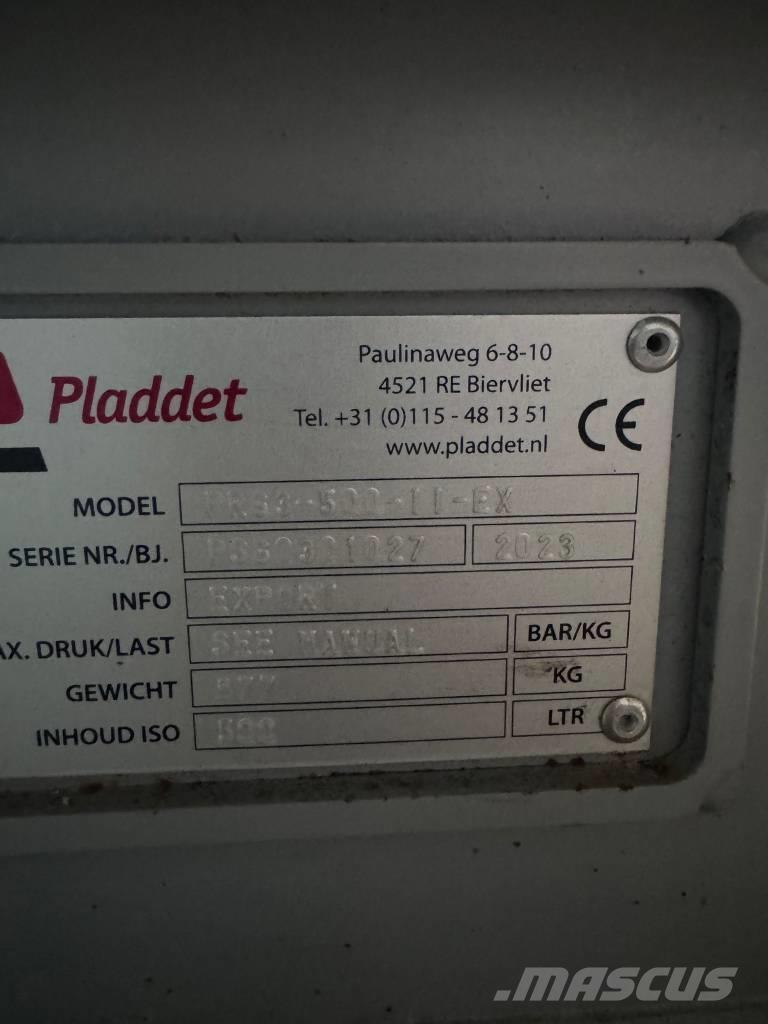 Pladdet PRG3-500 Pinzas