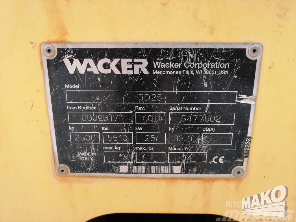 Wacker RD25 Rodillos de doble tambor